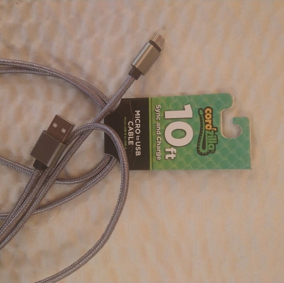 Charging Cable 10ft Micro to Usb - Picture 2 of 2